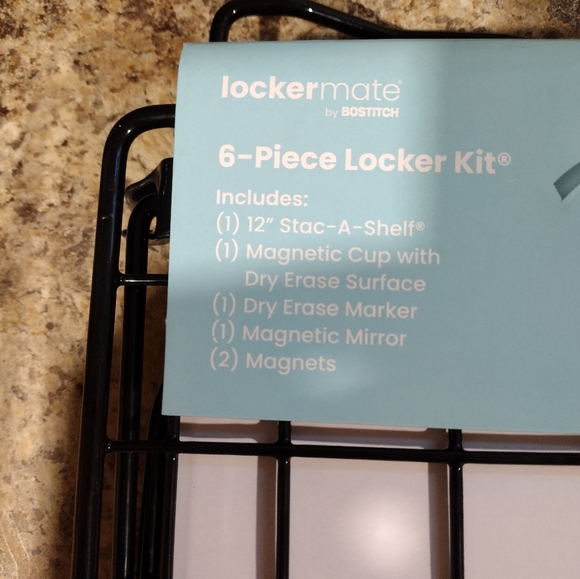 Bostitch Lockermate 6 piece locker kit, black. - Picture 10 of 10